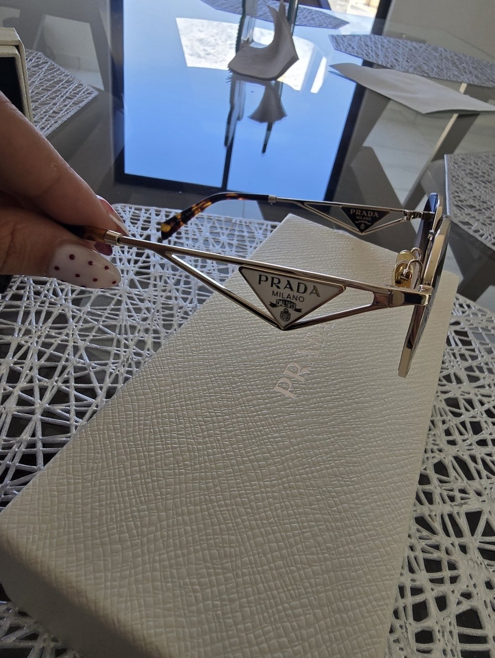 Prada PR A51s Rectangular Sunglasses - Picture 8 of 11